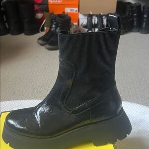 Circus by Sam Edelman Black Combat Boots